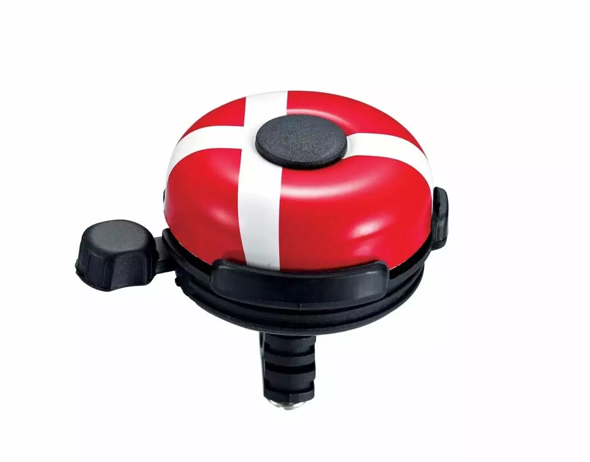 Bike Attitude Dannebrogs Ringeklokke Ø53mm 1 Bike Attitude Dannebrogs Ringeklokke Ø53mm