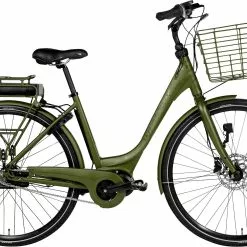Green Winther Superbe 2 Dame - Mat Grøn Elcykel
