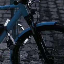 Abus Foldelås 6000KA Bordo Black SH Med Nøgle -HERRECYKLER Butik Milieu 6000A 3