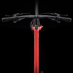 Trek FX 2 Disc -HERRECYKLER Butik Trek FX 2 DISC SatinViperRed oppefra