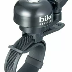 Bike Attitude Mini Sort Letvægts Ringeklokke