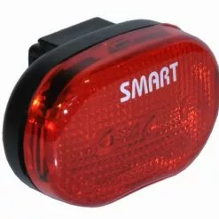 Smart Bike SMART Baglygte 3-dioder Rød Oval