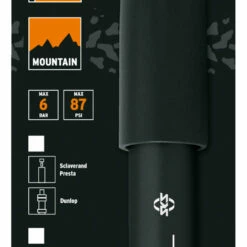 SKS Minipumpe Rookie - Sort (Alle Ventiltyper Og 5 Forskellige Størrelser)