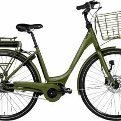 Green Winther Superbe 2 Dame - Mat Grøn Elcykel