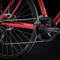 Trek FX 2 Disc -HERRECYKLER Butik Trek FX 2 DISC SatinViperRed kaede og pedal